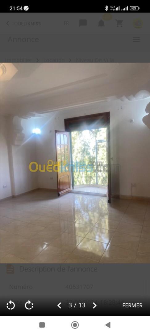 Location Niveau De Villa F3 Alger Kouba