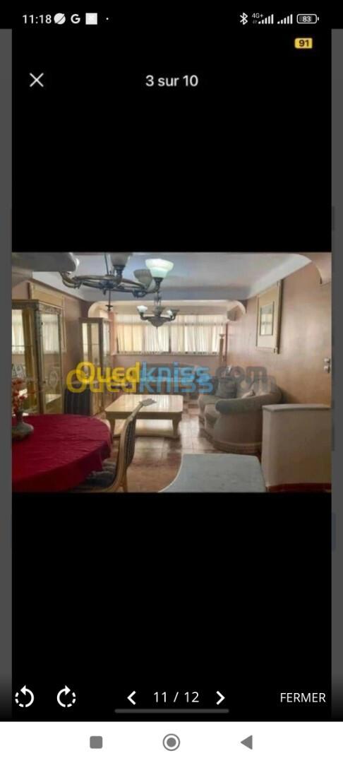 Location Appartement F4 Alger Kouba