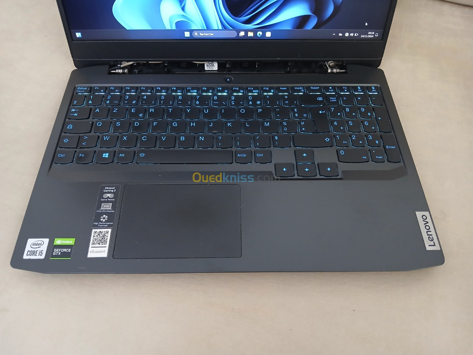 LENOVO GAMER I5 10300H GTX 1650TI 4GB RAM 8GB SSD 256GB