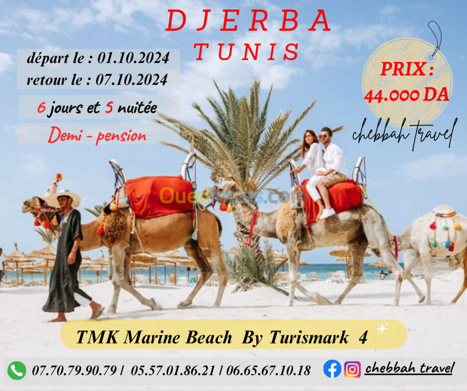 voyage organisé djerba tunis