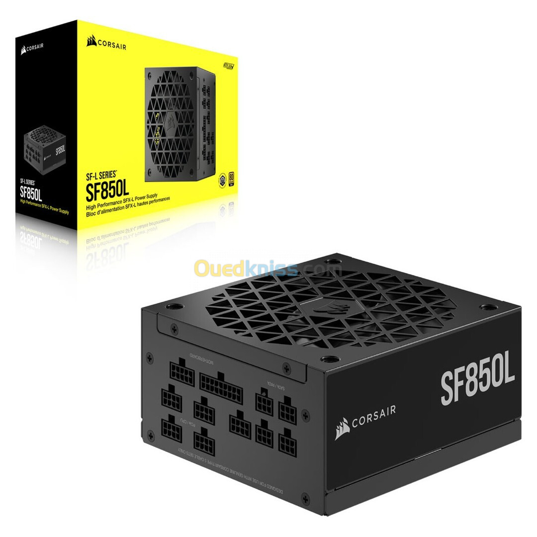 Alimentation Corsair SF850L Gold + Câble 600W 12+4 broches PCIe Gen 5