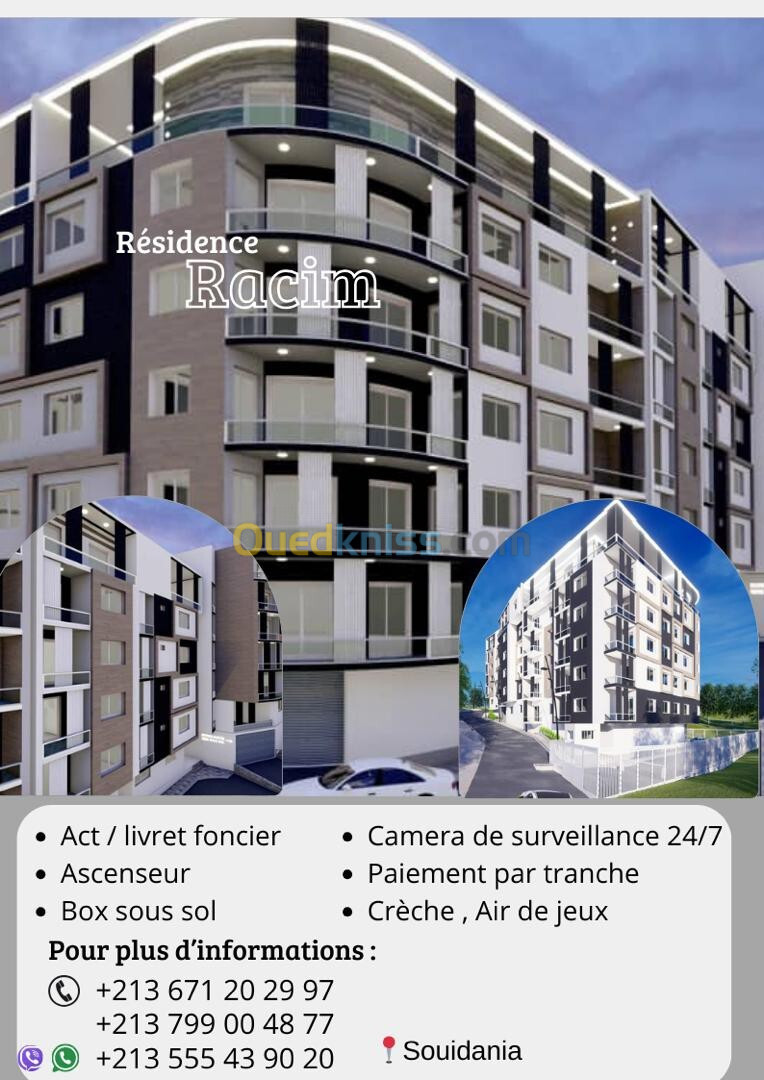 Vente bien immobilier Alger Souidania