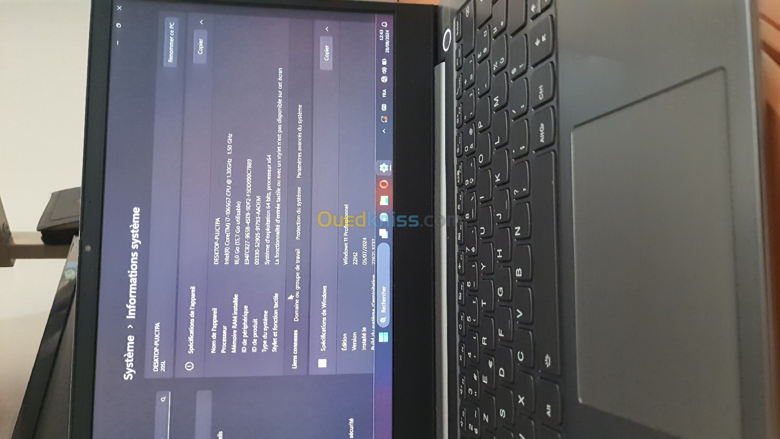 Lenovo ThinkBook écran 14 i7 10 génération 