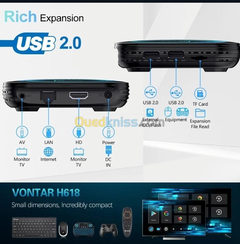 VONTAR TV BOX H618 4k