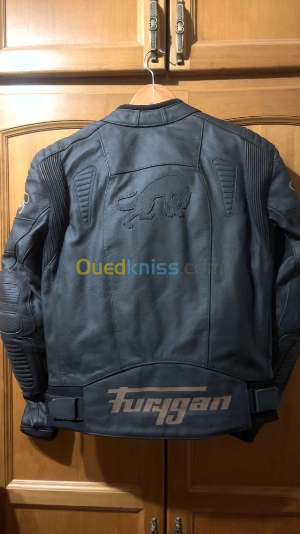 Veste moto en cuir furygan