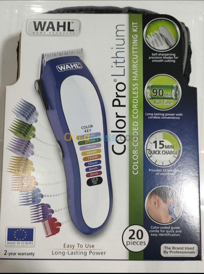 Tondeuse Wahl color pro sans fil original 