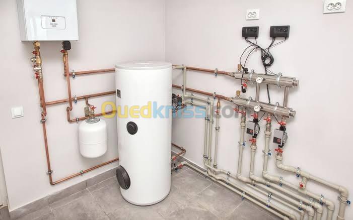 Plomberie, Chauffage central, Sanitaire et Gaz