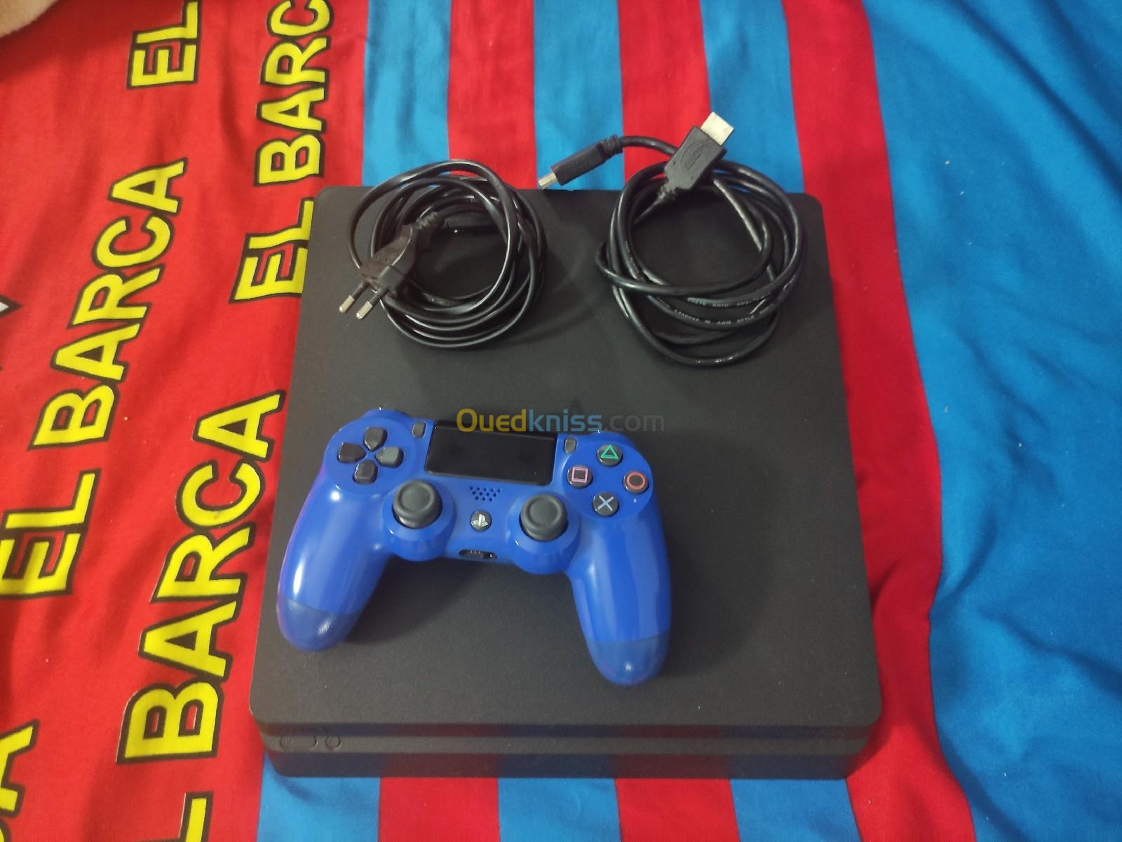 PS4 slim version 11 manette bleu original 