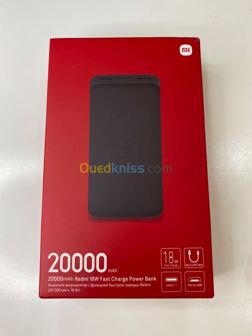 Power Bank XIAOMI Redmi Power Bank 20000mAh 18W Fast Charge - PB200LZM