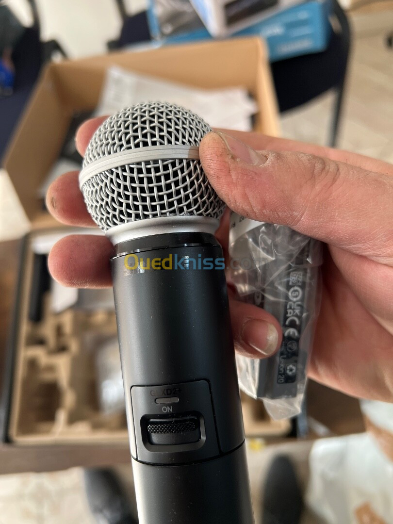 shure batterie glxd 4R+ microphone 