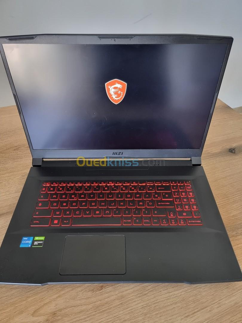 MSI katana GF76 I5 11400h Gtx 1650 4gb Ram 16gb 512 ssd 17 pouces