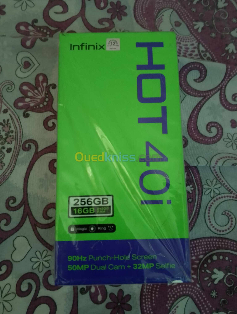 infinix HOT 40i l‘original 16/256 Gb انفينيكس هوت 40 إ الأصلي