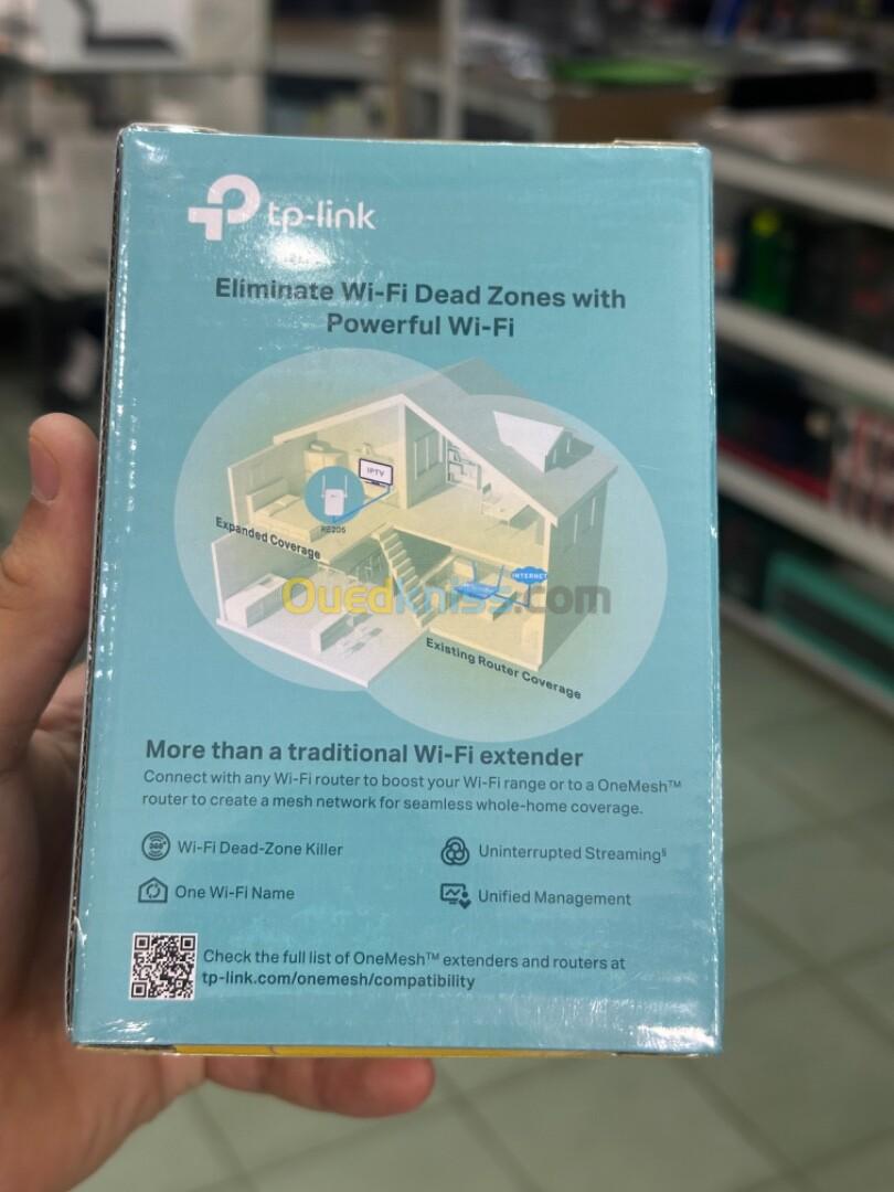 Répéteur Point D'accès WiFi 5 AC750 Mbps RANGE EXTENDER RE205