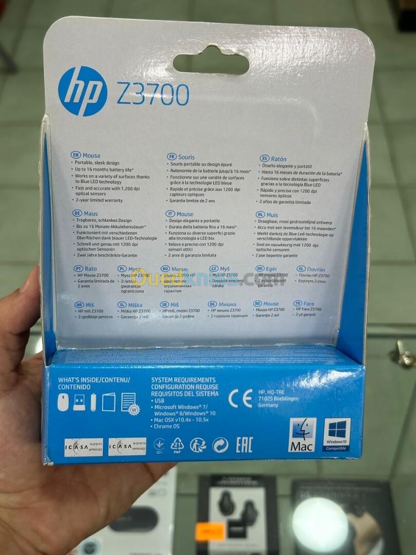 Souris HP Z3700 SANS fil 2.4gHZ