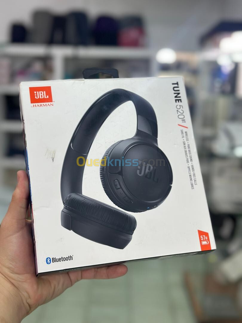 Casque JBL tune 520 BT 57H d'autonomie