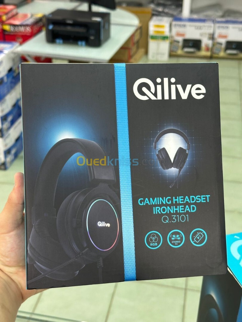 Casque Gaming QILIVE Q.3101 Filair Avec MICROPHONE