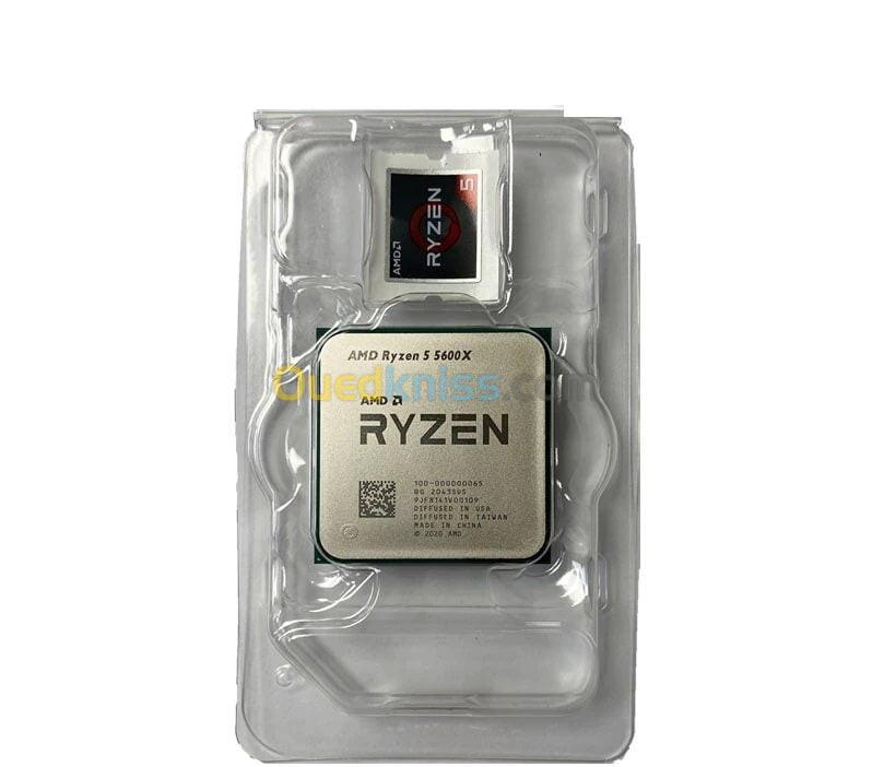 Processeur AMD Ryzen 5 5600X Tray (6 cores - 12 threads) 