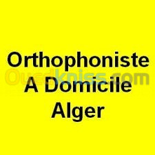 Rééducation ortophonique à domicile (Homme) 