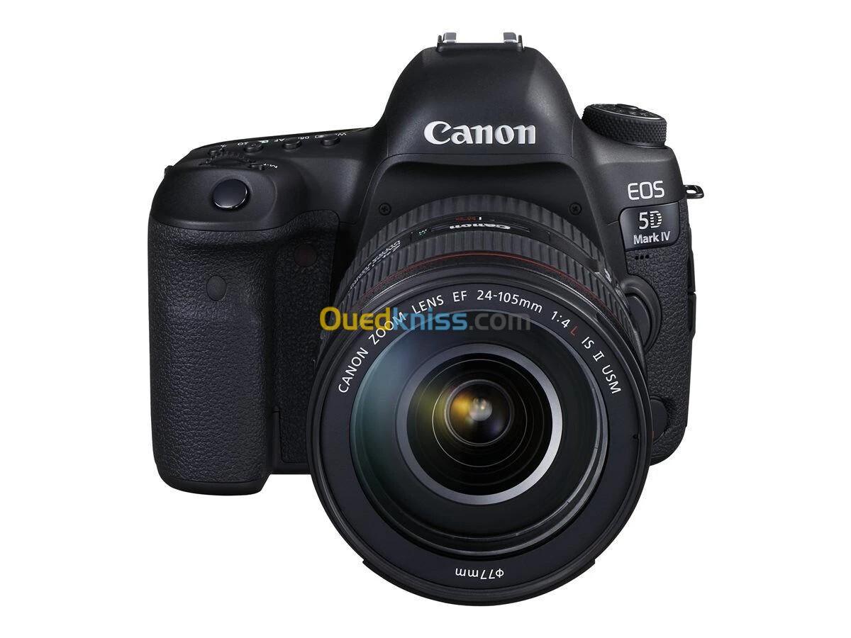 CANON EOS 5D MARK IV 4 - Reflex + Objectif EF 24-105mm F4 IS USM L - Wi-Fi NFC -