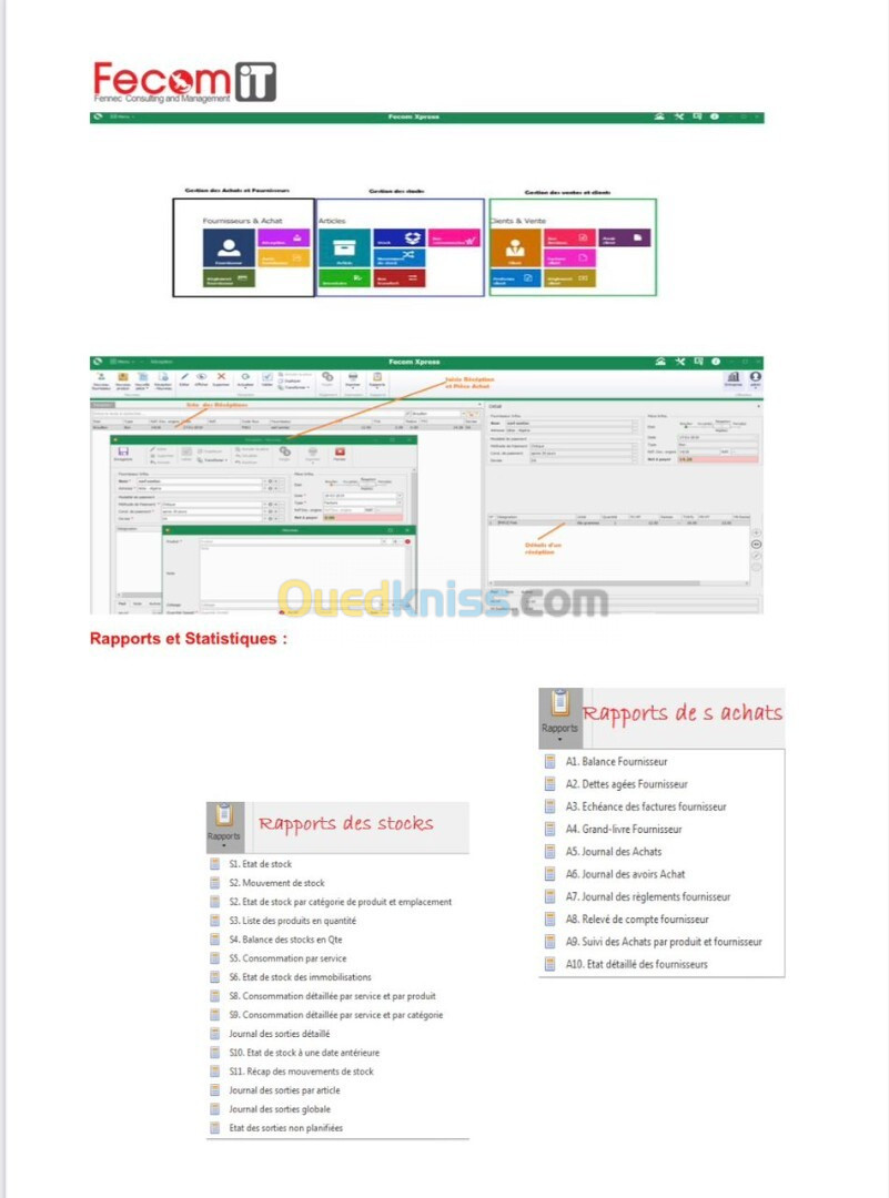 Logiciel économat pour la gestion des stocks