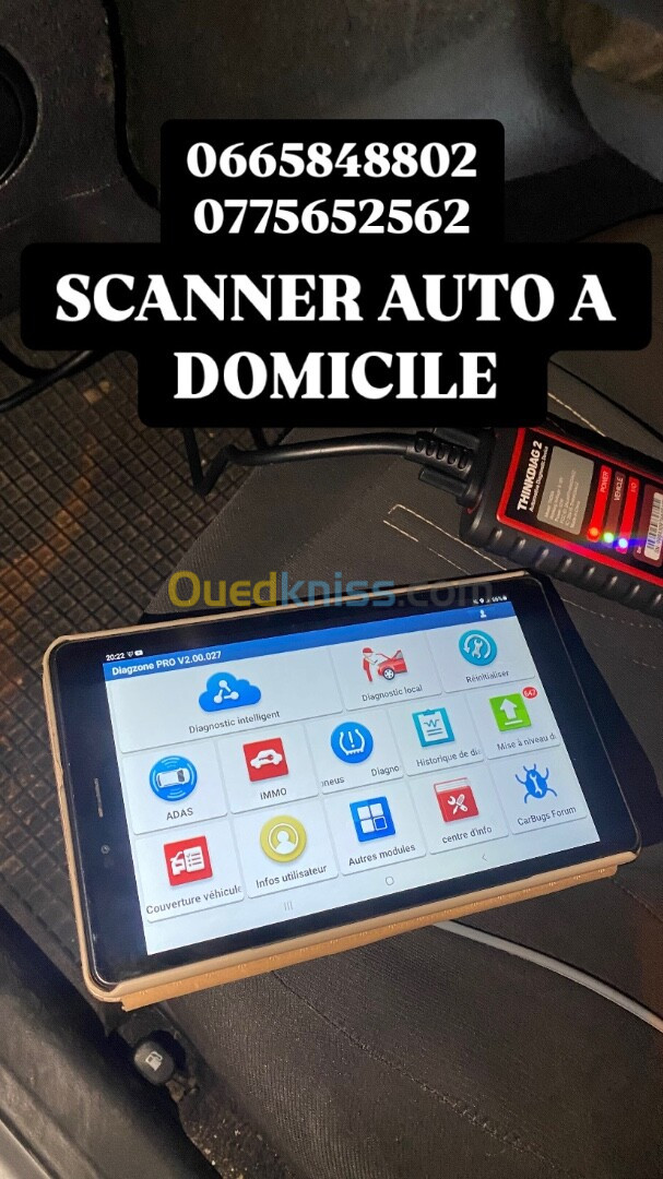 Scanner auto a domicile