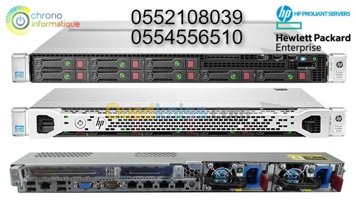 Serveur HPE ProLiant DL360e Gen8 double CPU Xeon 64GB de ram et Disque SAS 900GB 10K