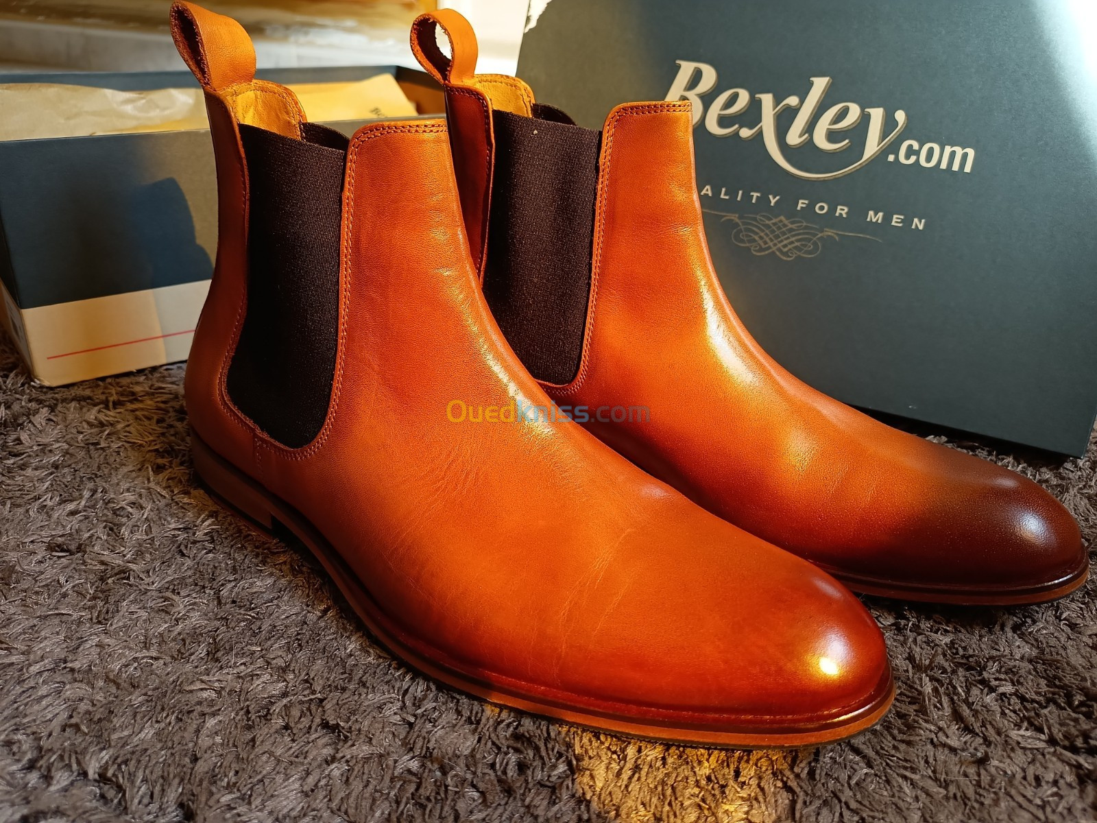 Chaussures en Cuir véritable Bexley confectionner à la main