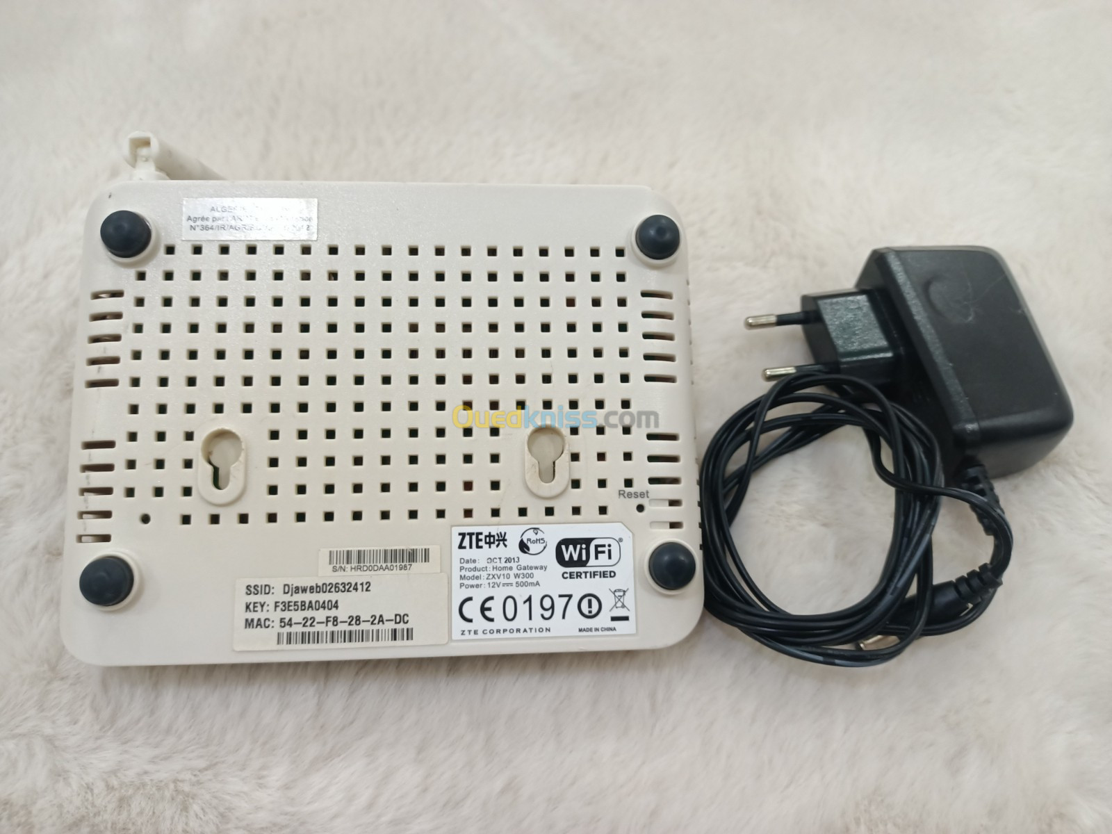 Modem ADSL DJAWEB ZTE W300