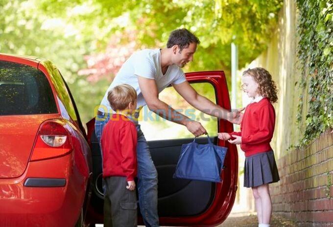 Chauffeur de famille et scolaire enfants 