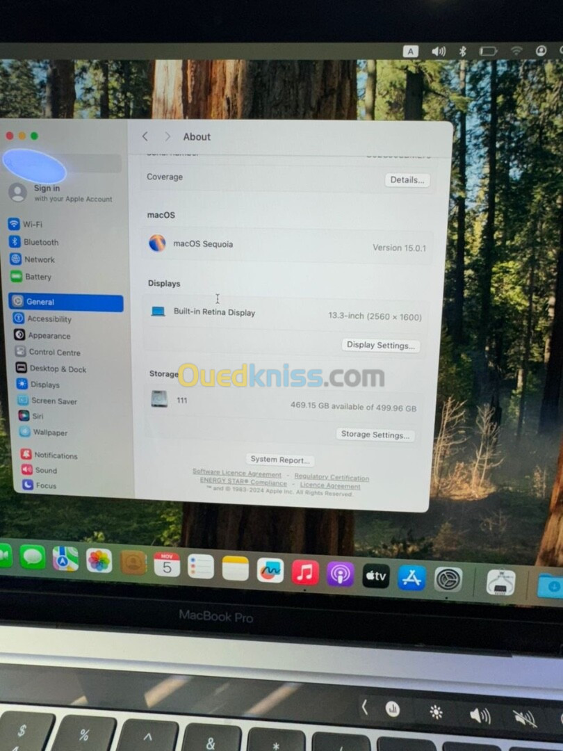 Macbook pro 2020 i5 16gb gb 512 ssd 