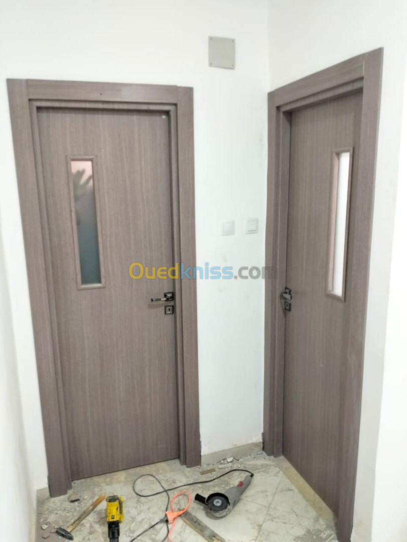 Porte MDF/ placage en pvc premier choix 