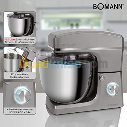 ROBOT PETRIN BOMANN 1500W- 10L -GRIS