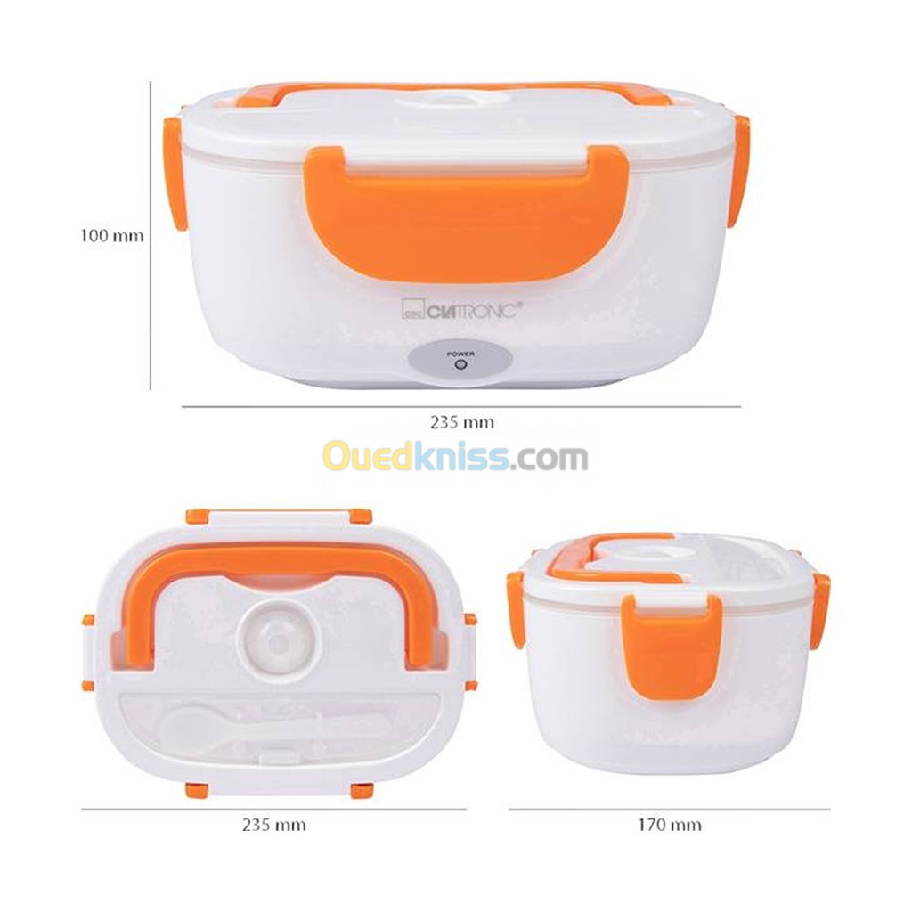 Boîte à repas électrique Clatronic LB 3719 WHITE/ORANGE