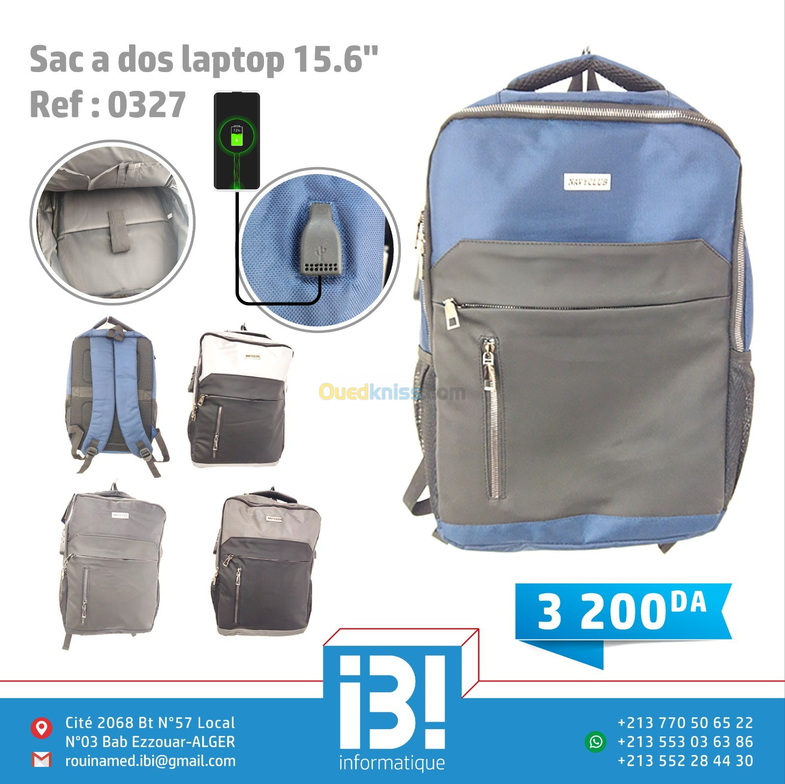 Sac à dos LAPTOP 15.6" 