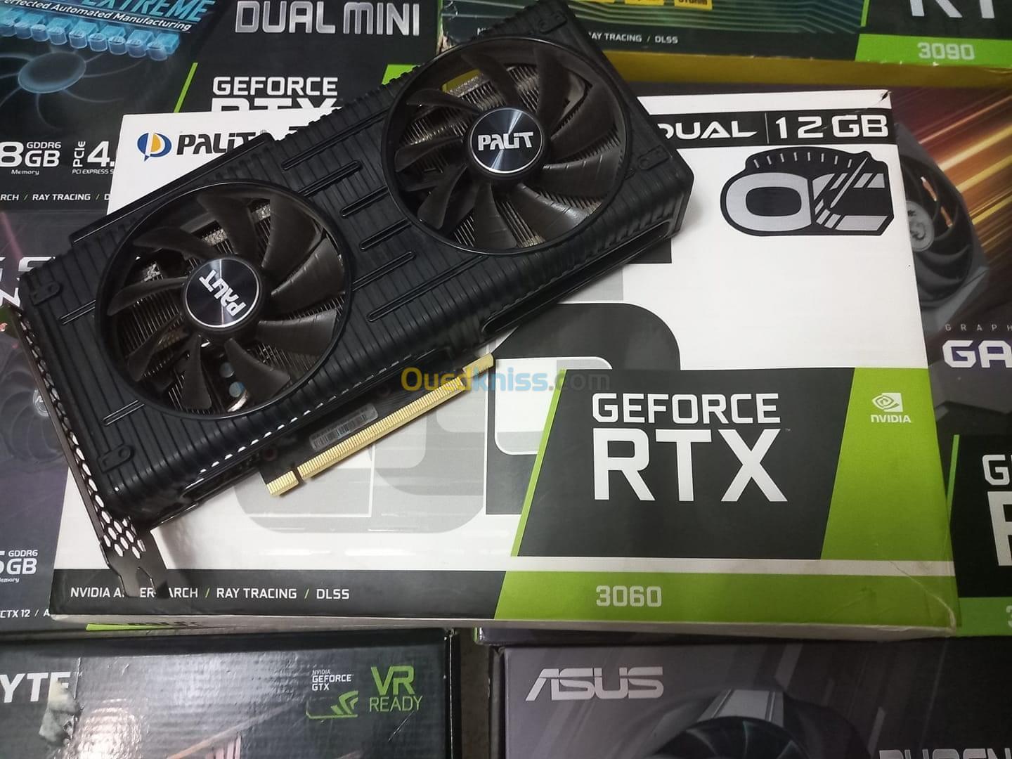 CarteGraphique : PALIT DUAL NVIDIA GEFORCE RTX 3060 12GB 