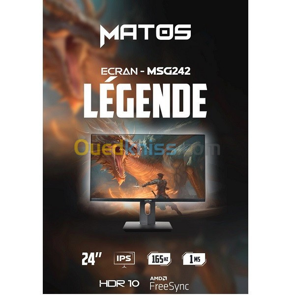 MATOS MSG242 LEGEND 24 FHD 165HZ HDR IPS 