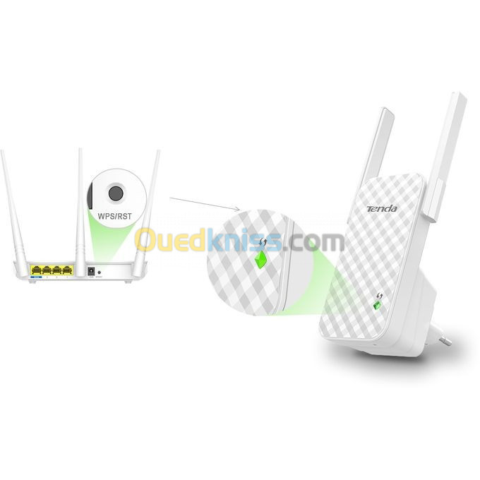 REPETEUR EXTENDER WIFI SANS FIL TENDA A9 300Mbps 