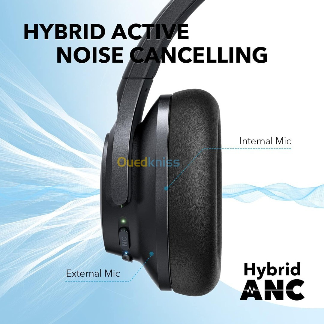 Casque Bluetooth Réduction de Bruit Active Soundcore by Anker Life Q20+