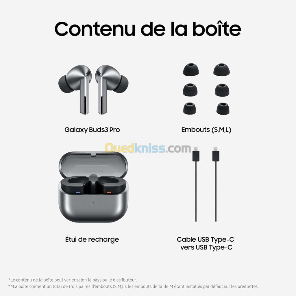 Samsung Galaxy Buds3 Pro - Version FR