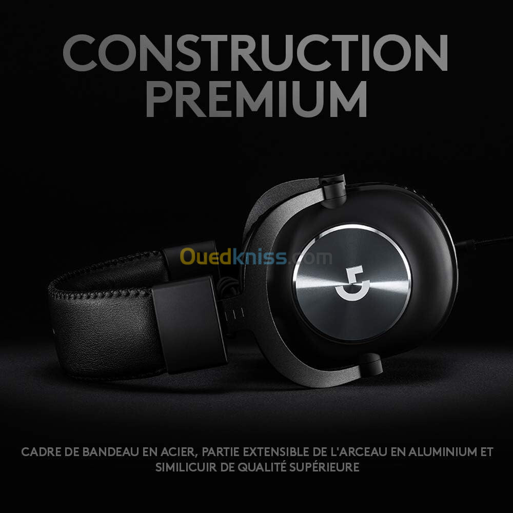 Logitech G PRO X Gaming Headset filaire + REPOSE CASQUE