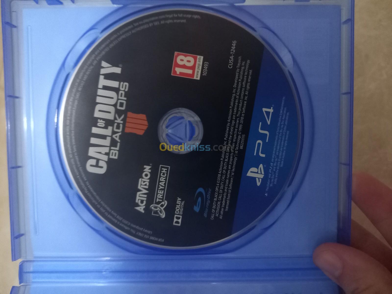 Jeu PS4, CD PS4, Call of duty