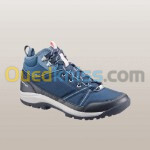 Chaussures de randonnée imperméables- NH100 Mid WP - Femme Bleu Tempête Decathlon 