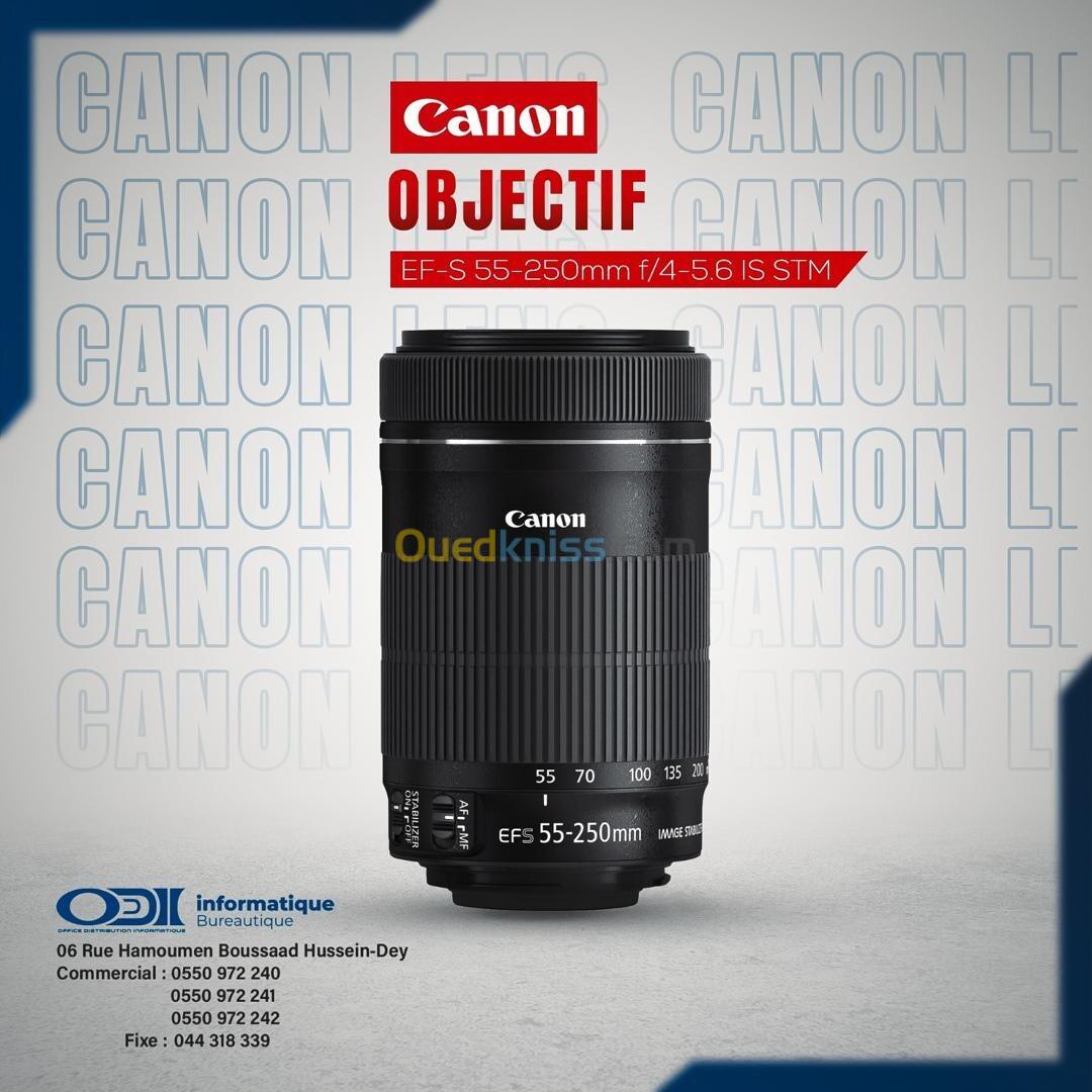 OBJECTIF CANON EF-S 55-250mm f 4-5.6 IS STM