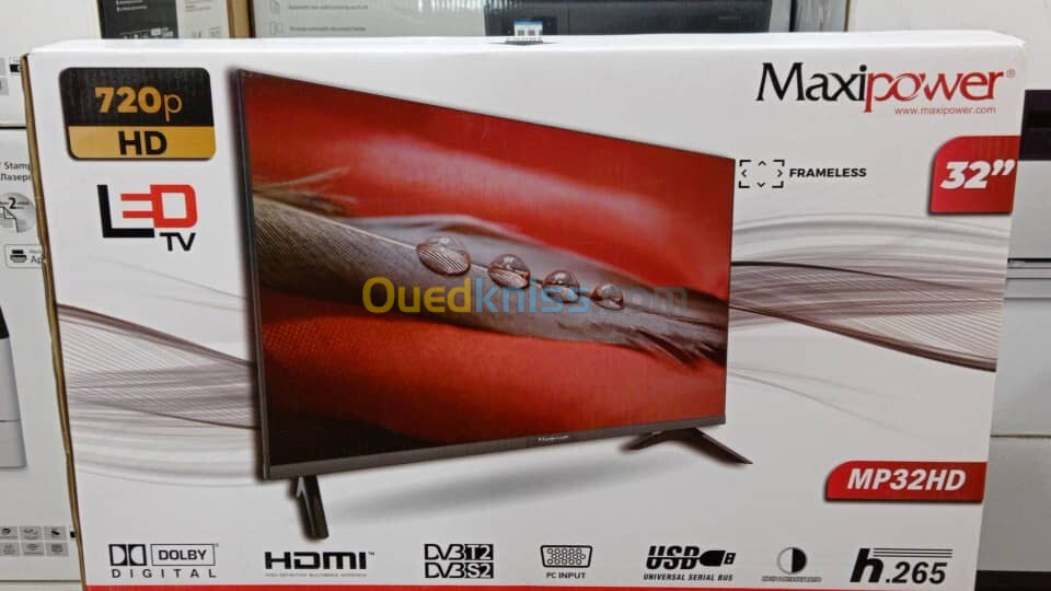 ECRAN 32" MAXIPOWER HD  TV LED/720P