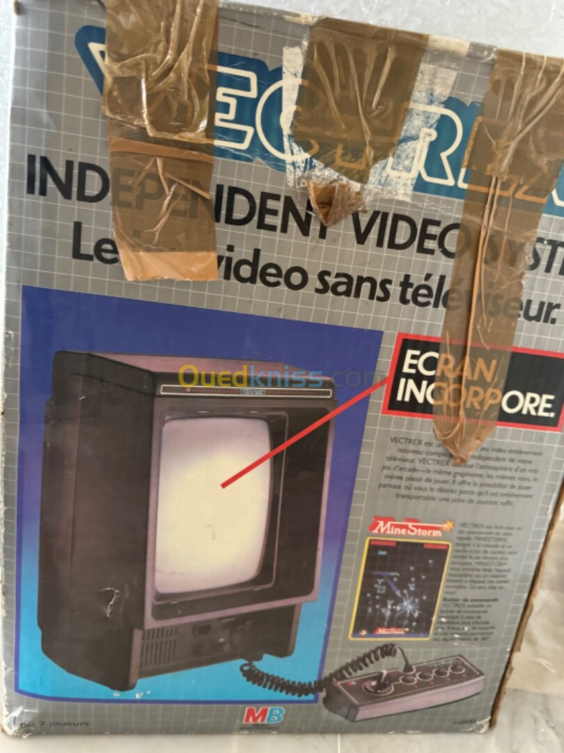 Jeux vidéo vectrex des années 80