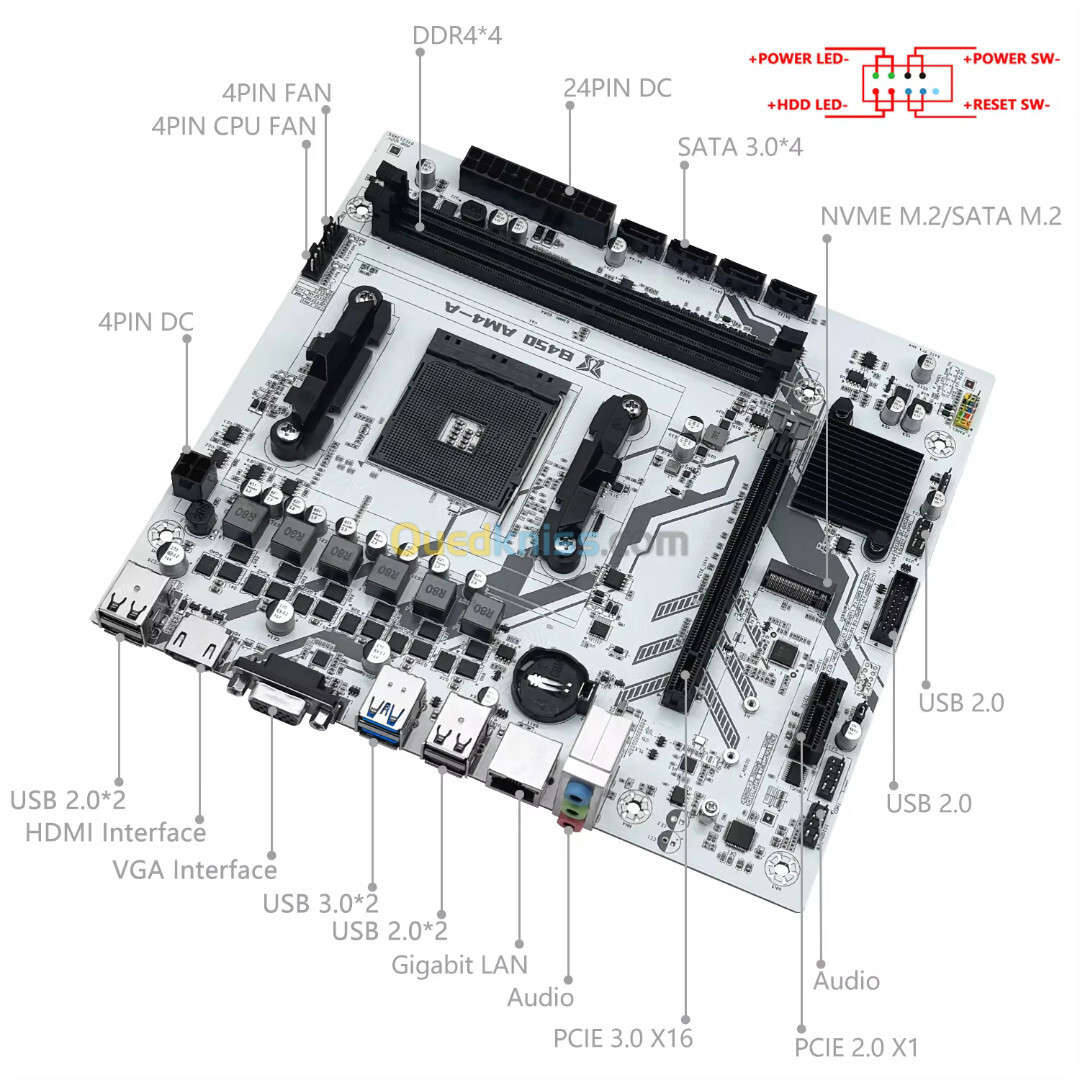 MACHINIST B450 Motherboard AMD