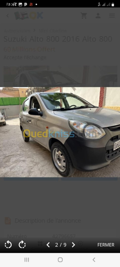 Suzuki Alto 800 2016 Alto 800