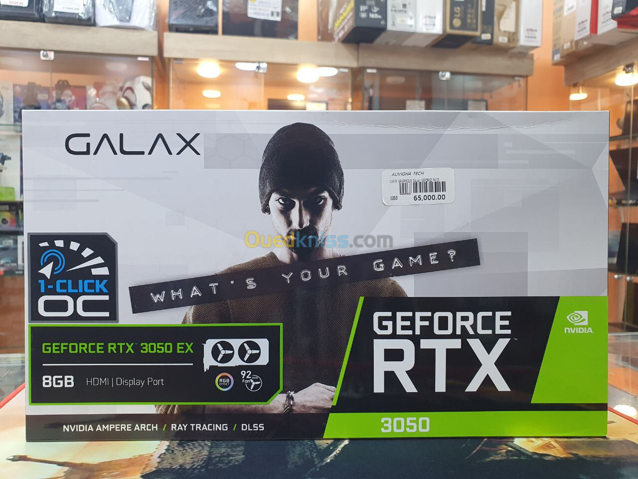 CARTE GRAPHIQUE GALAX GEFORCE NVIDIA RTX 3050 8GB