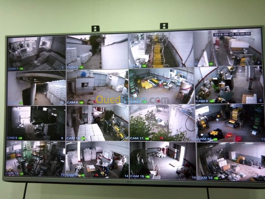 Installation caméra vidéo surveillance 