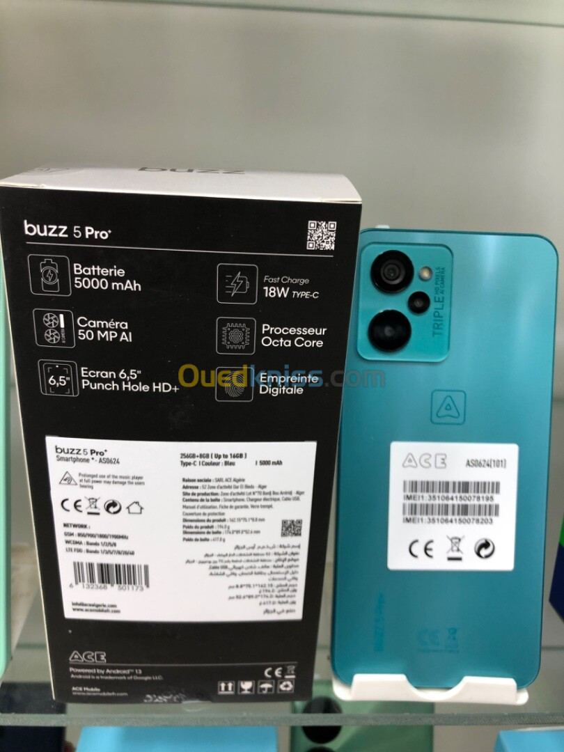 Alcatel Ace buzz 5 pro+ plus